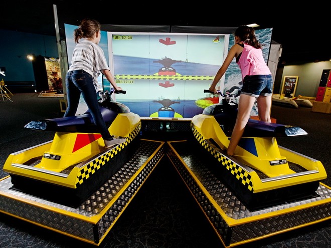 Virtual Jets Ski at Australian National Maritime Museum  © Australian National Maritime Museum http://www.anmm.gov.au